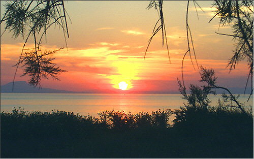 Skaleta: Sonnenuntergang ber Kap Drapanon